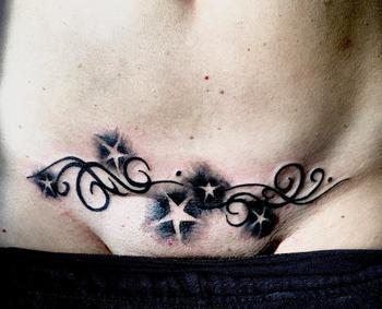 Интимная татуировка на лобке фото