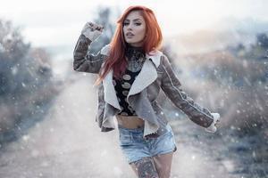 тату модель Karla Blackburn