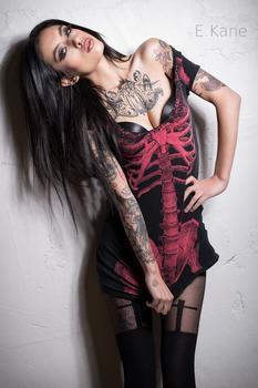 тату модель Karla Blackburn