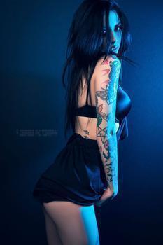 тату модель Karla Blackburn