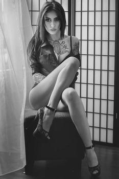 тату модель Karla Blackburn