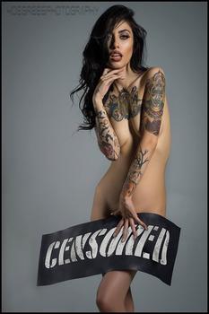 тату модель Karla Blackburn