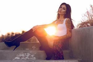 тату модель Karla Blackburn