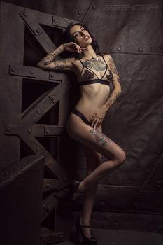 тату модель Karla Blackburn