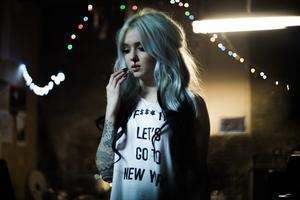 тату модель Riley Alessandra