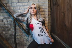 тату модель Riley Alessandra