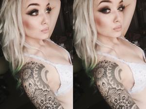 тату модель Riley Alessandra