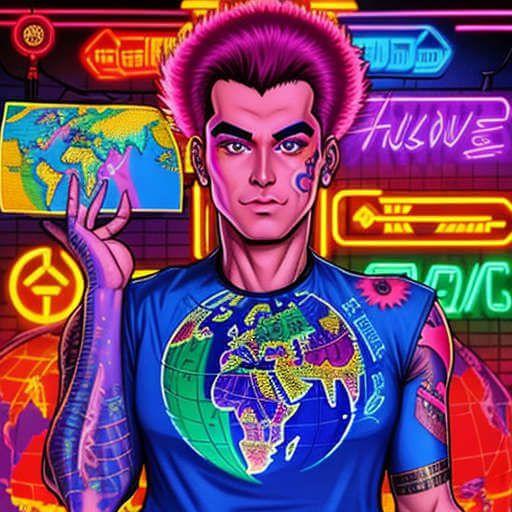 Киберпанк футуристик