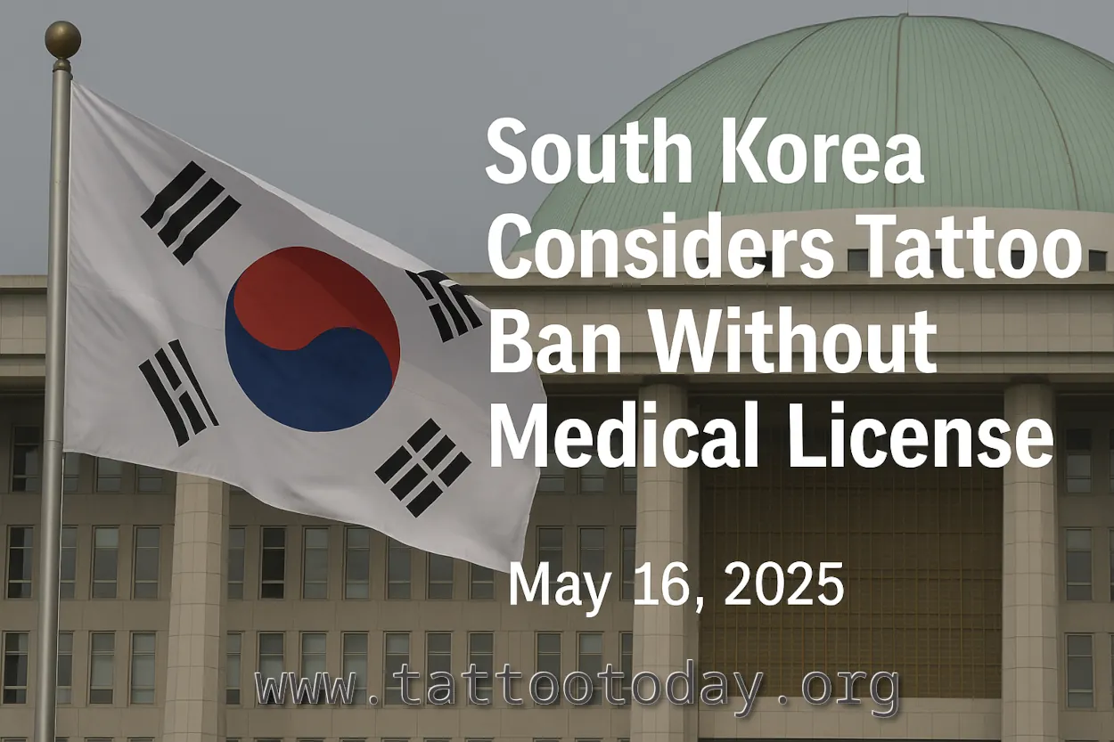 В Южной Корее хотят запретить тату-салоны без медицинской лицензии
