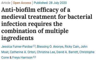 Рецепт древнего биотика для лечения ран без антибиотиков