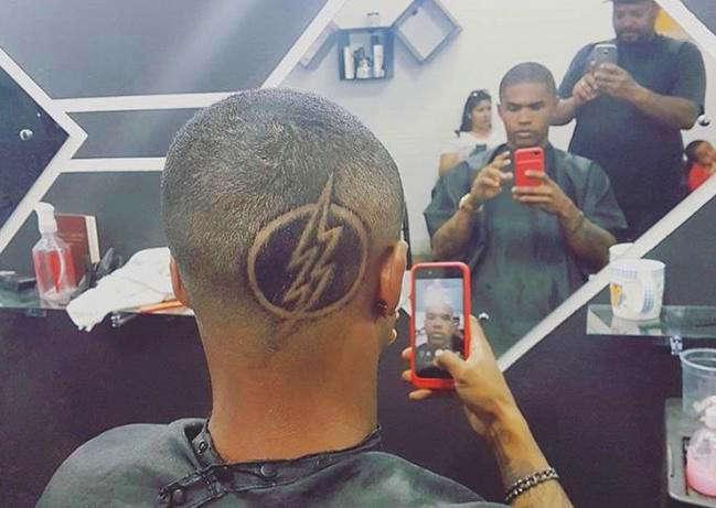 Тату причёска футболисты