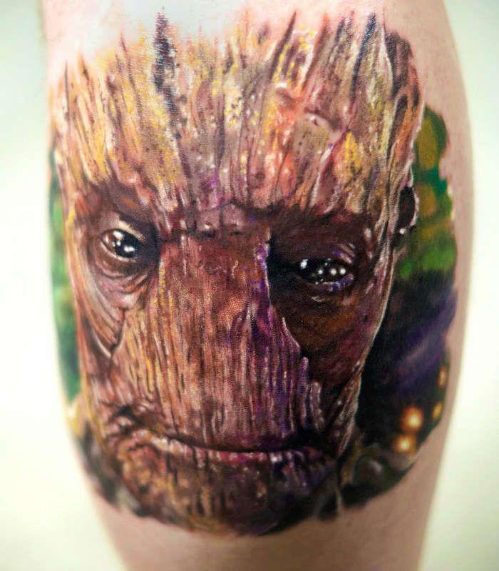 Тату Стражи Галактики Грут