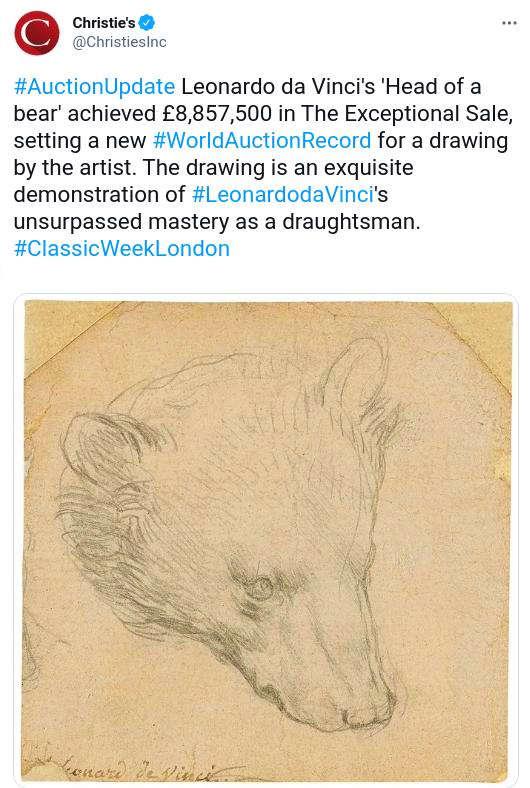 Медведь Леонардо да Винчи