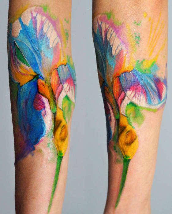 Тату ирисы значение