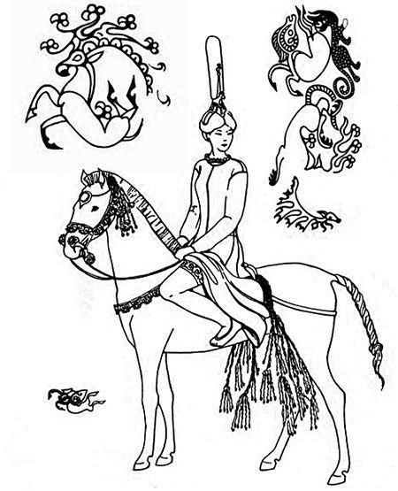 Тату Алтайской принцессы из кургана