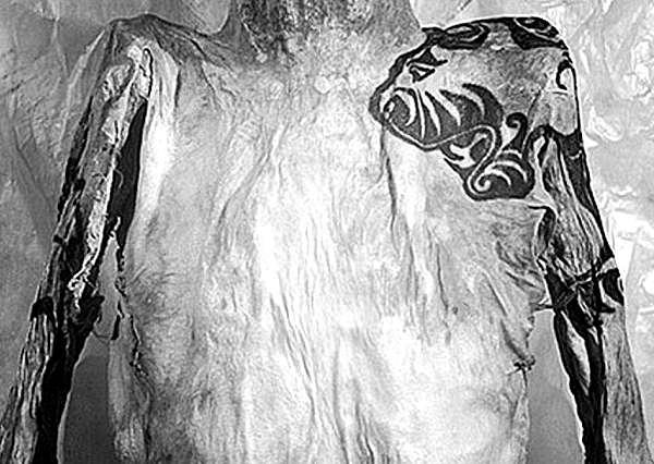 Тату мумии Алтая