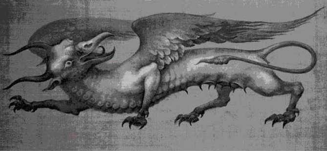 Тату эскиз драконы Скифии южной