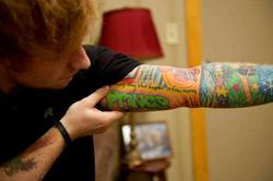 Эд Ширан татуировки