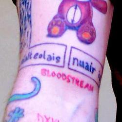 Эд Ширан тату