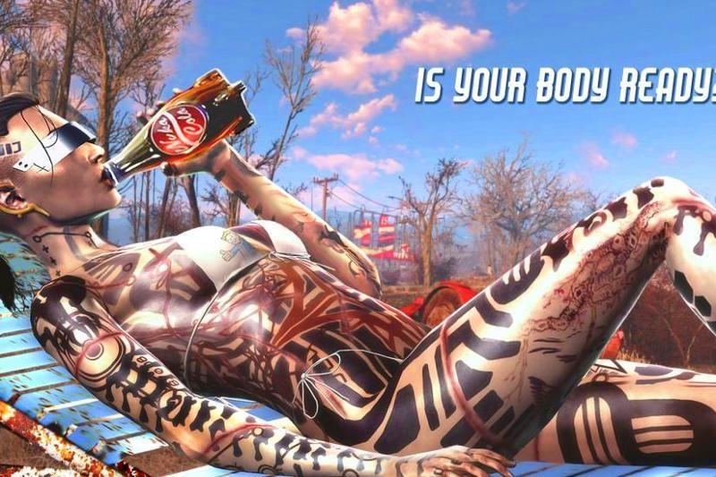 Тату Фоллаут 76 - татуировки воинов Пустоши