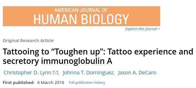 Тату повышает иммунитет
