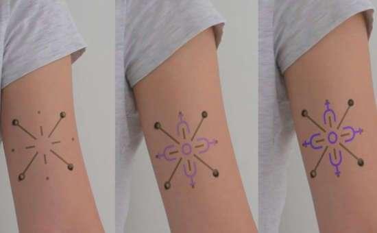 Биосенсорные чернила для медицинской татуировки