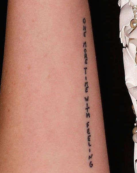 Татуировки Кирстен Стюарт