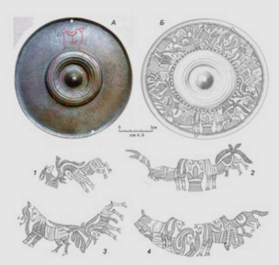 Эскиз для тату древней Горы Меру