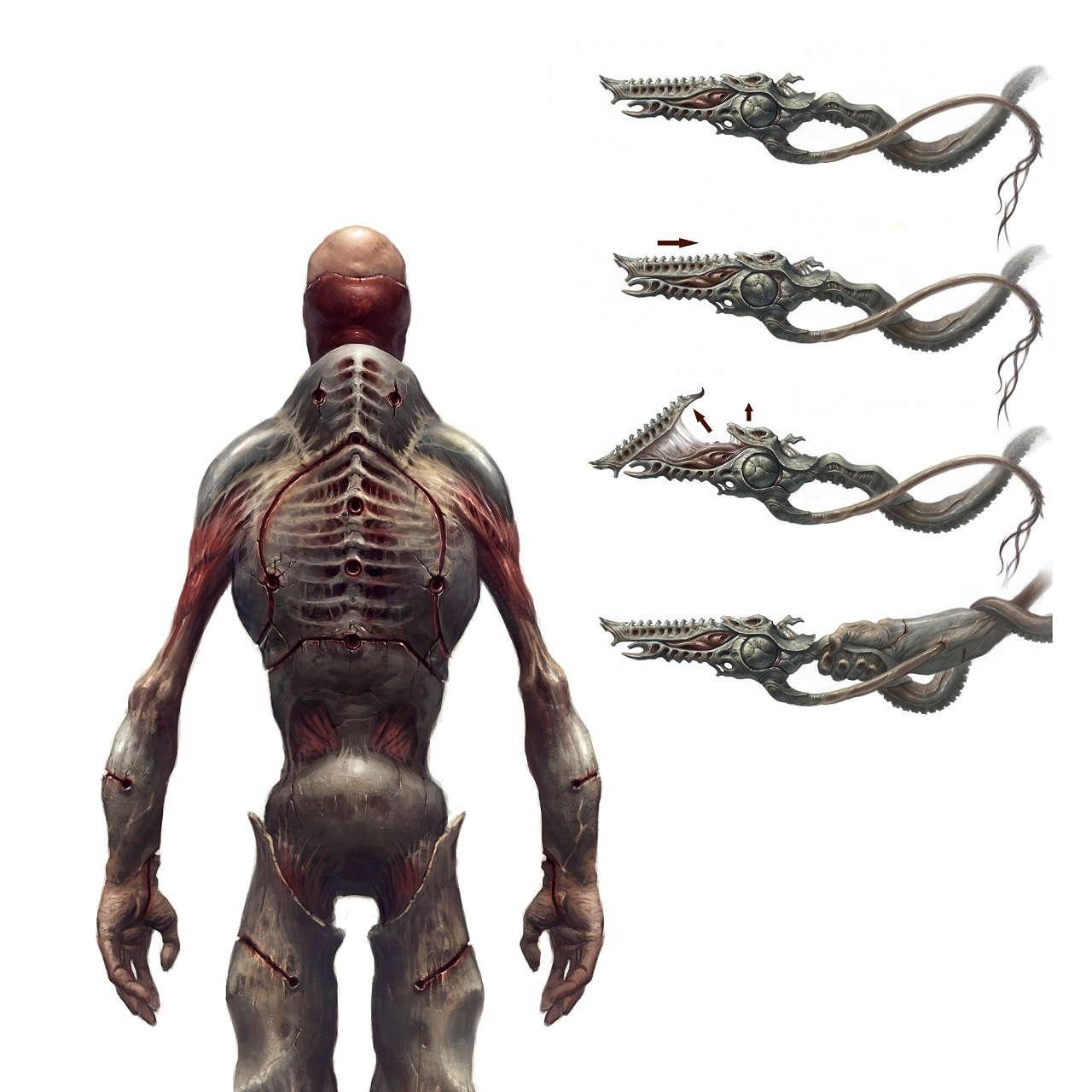 Тату эскиз Скорн 