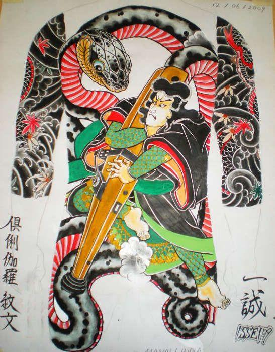 Тату якудза