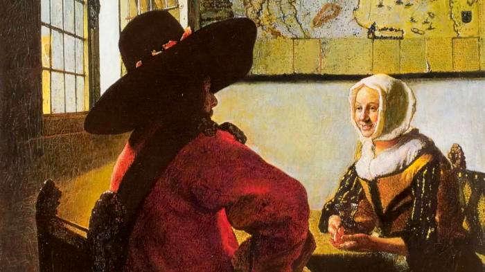 «Офицер и смеющаяся девушка» — картина нидерландского художника Яна Вермеера