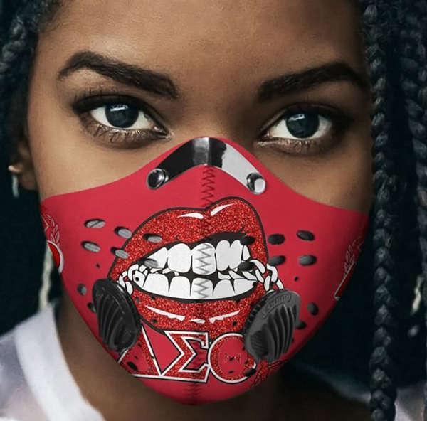 Карбоновая маска губы