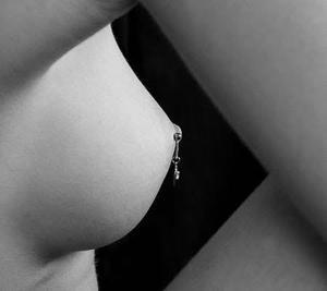 Интимный пирсинг сосков фото