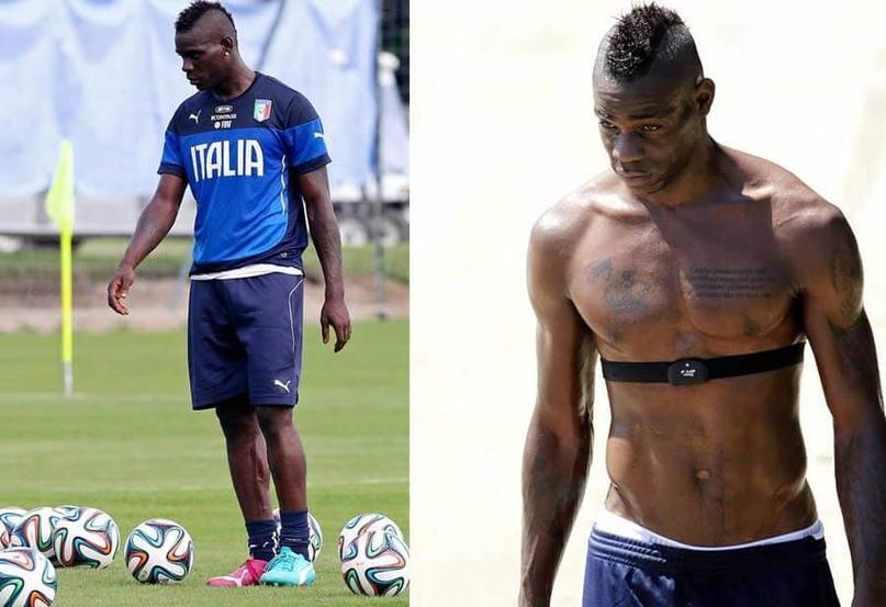 Марио Балотелли сделал новую татуировку на лице