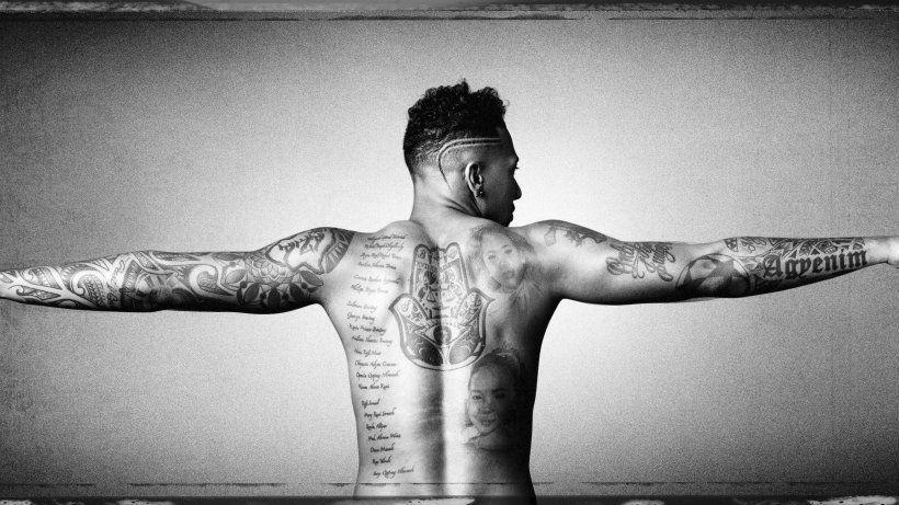 Тату дети Жером Боатенг