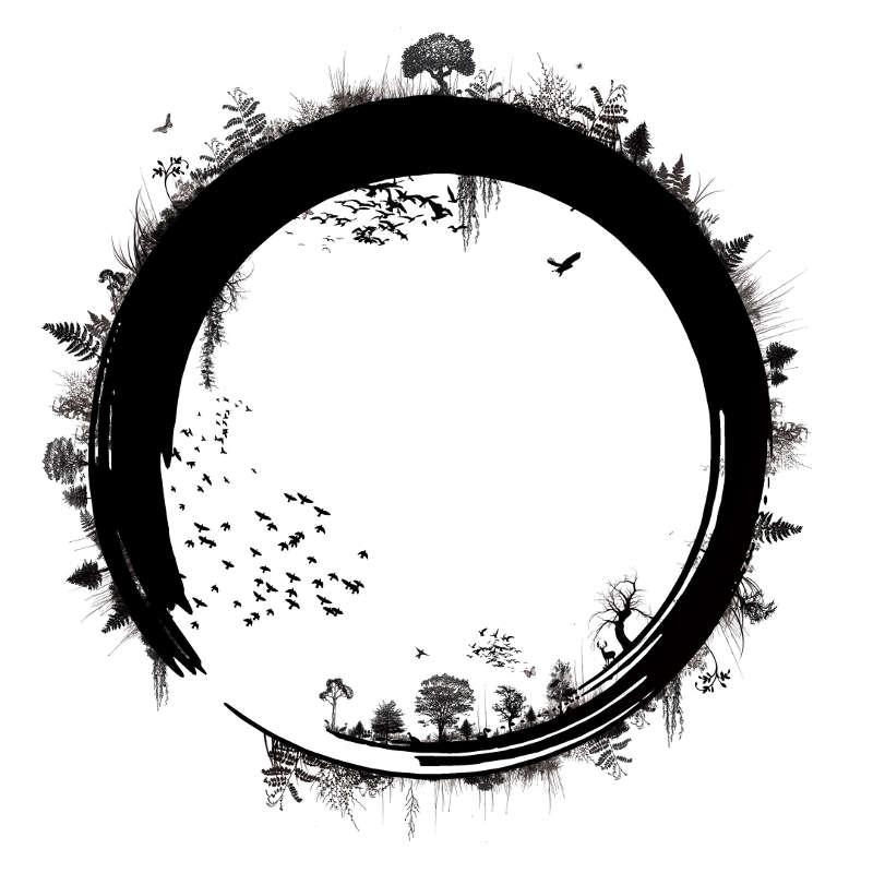 Тату Энсо, дзен круг