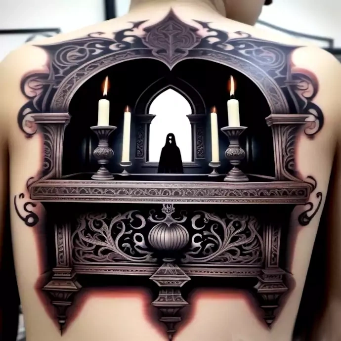 Иллюзия Коффера в татуировках