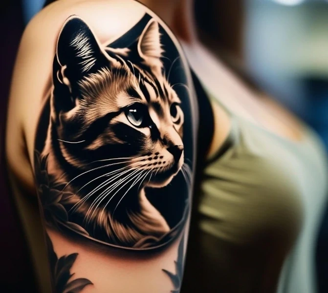 Татуировки с Котами: стили, значения и культурное влияние