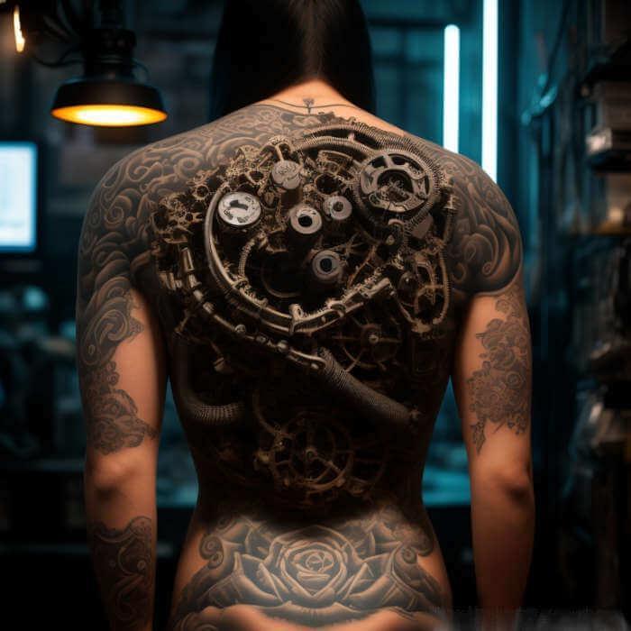 Биомех киберпанк