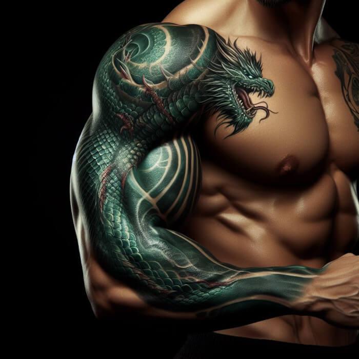 Встречайте Год Дракона 2024: уникальные тату в стиле Года