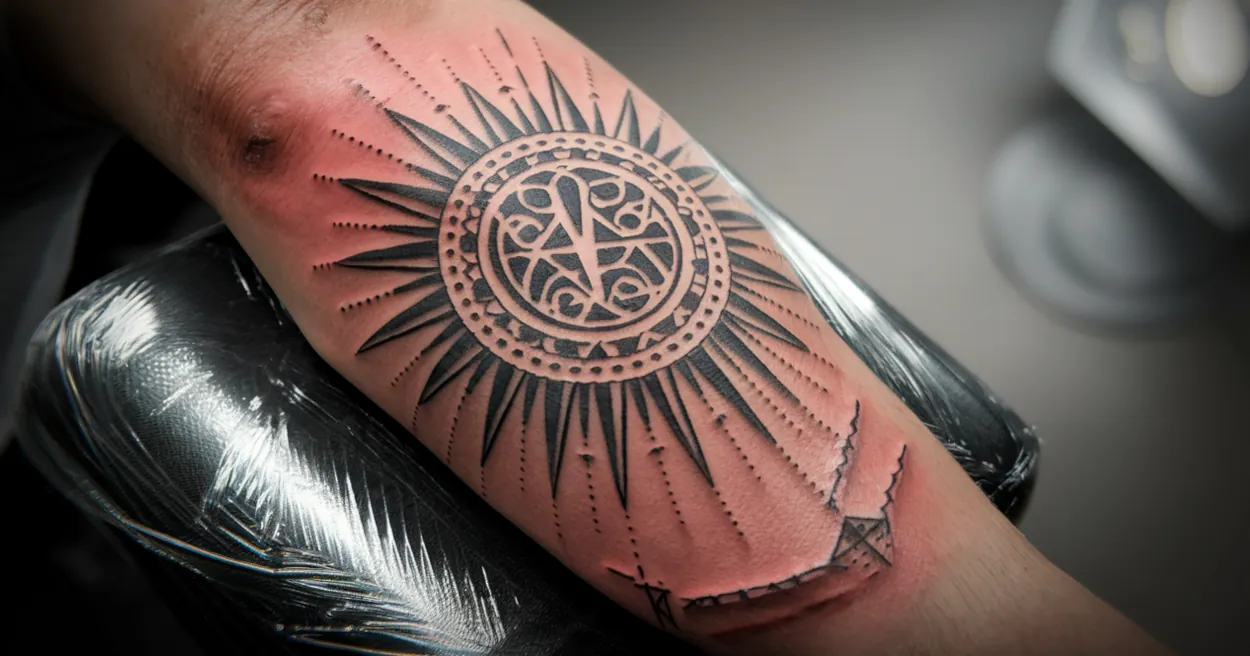 🌑⚡ Черное Солнце: смысл и значение татуировки ⚔️🕰️