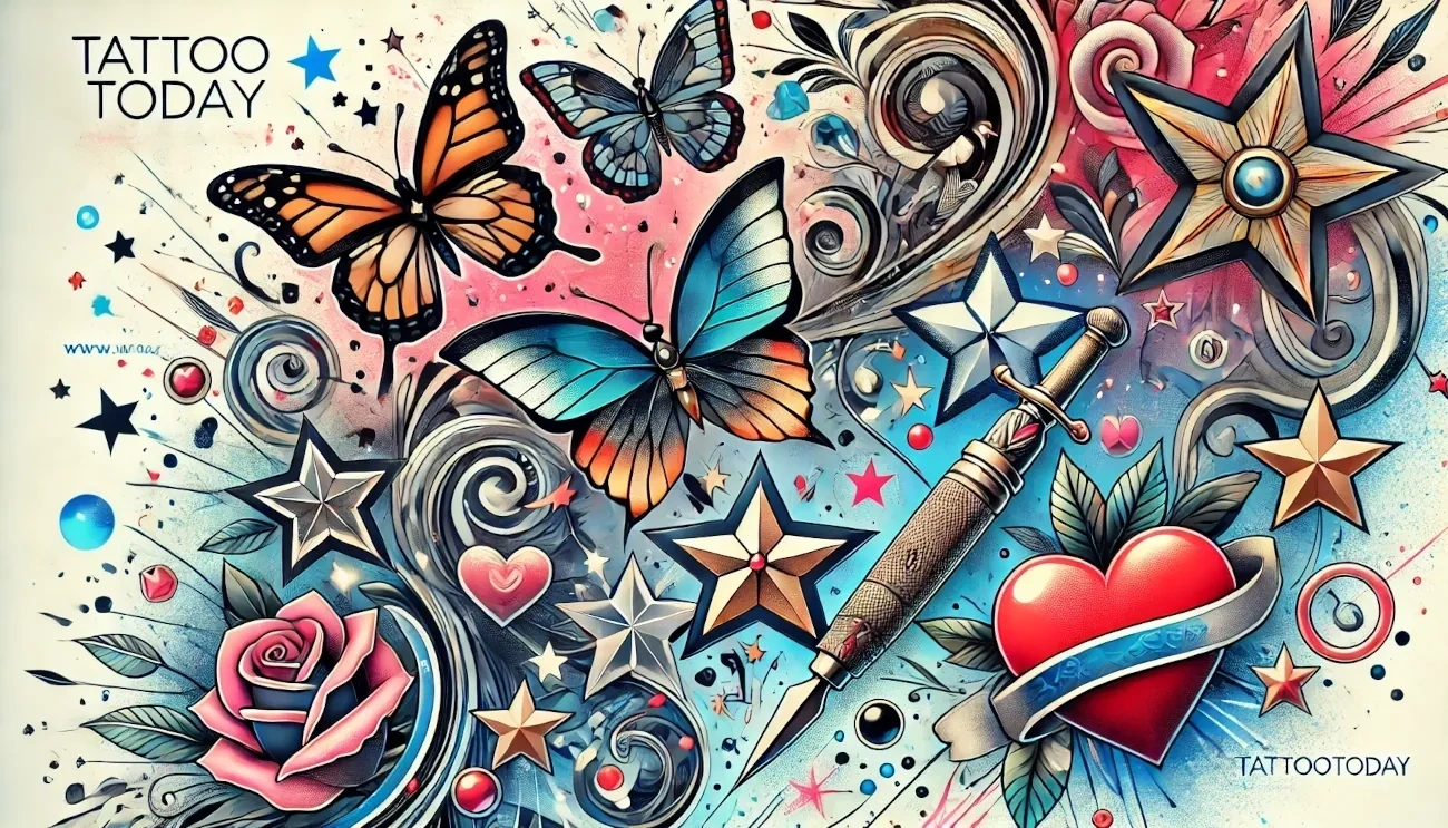 Лучшие татуировки для девушек: звезды, бабочки и сердца – примеры, идеи и знаменитости