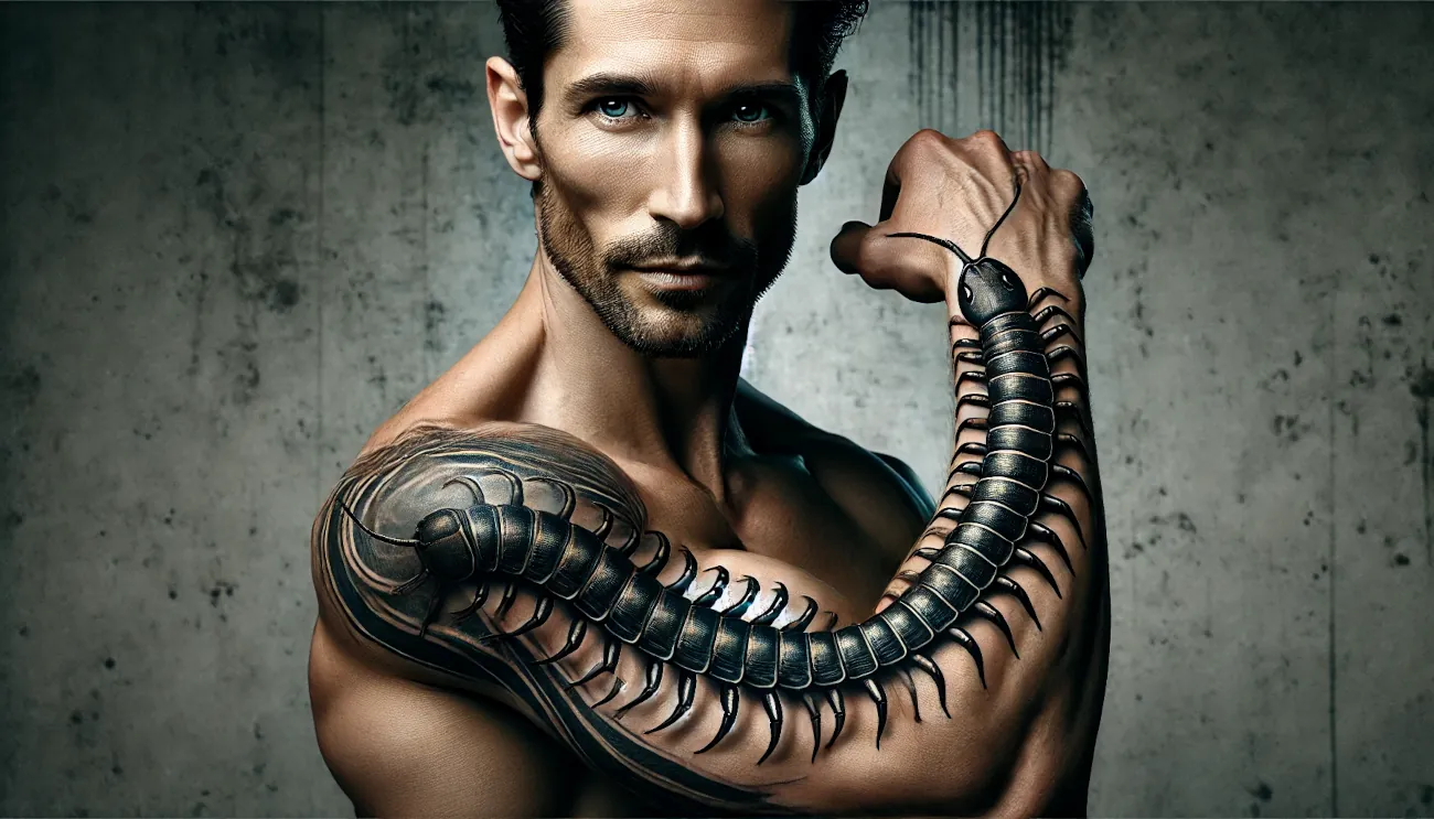 Тату сколопендра значение и современные тренды у мужчин