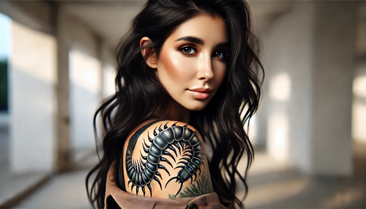 Тату сколопендра значение и современные тренды у девушки