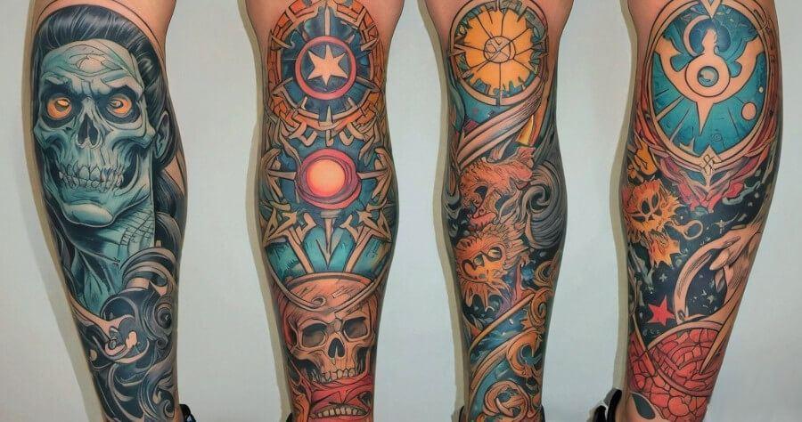 Как исправить кривизну ног с помощью татуировки