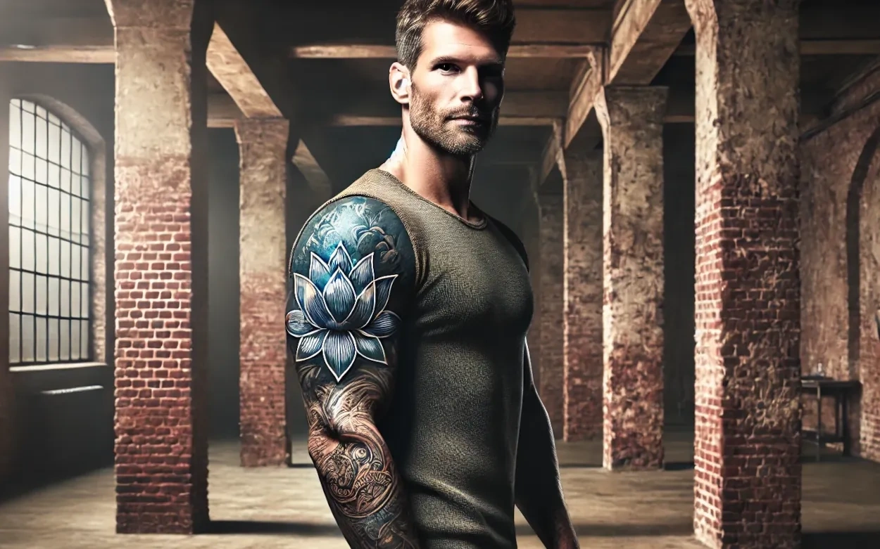 татуировка лотос на плече значение
