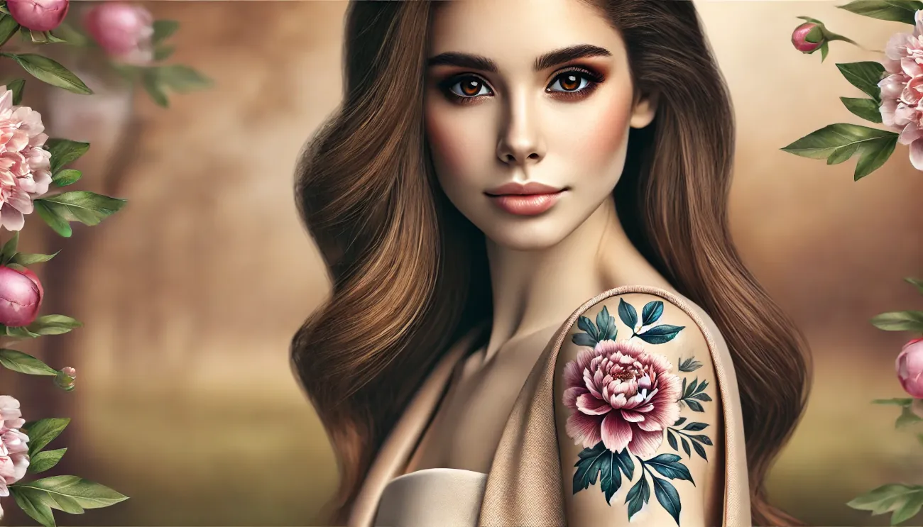 🌸 Татуировка пионы: значения и психологические оттенки 🌸