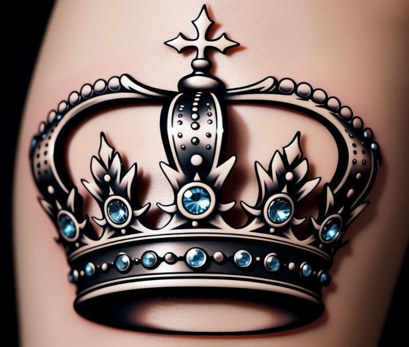 Татуировка корона: многогранный символ сквозь века