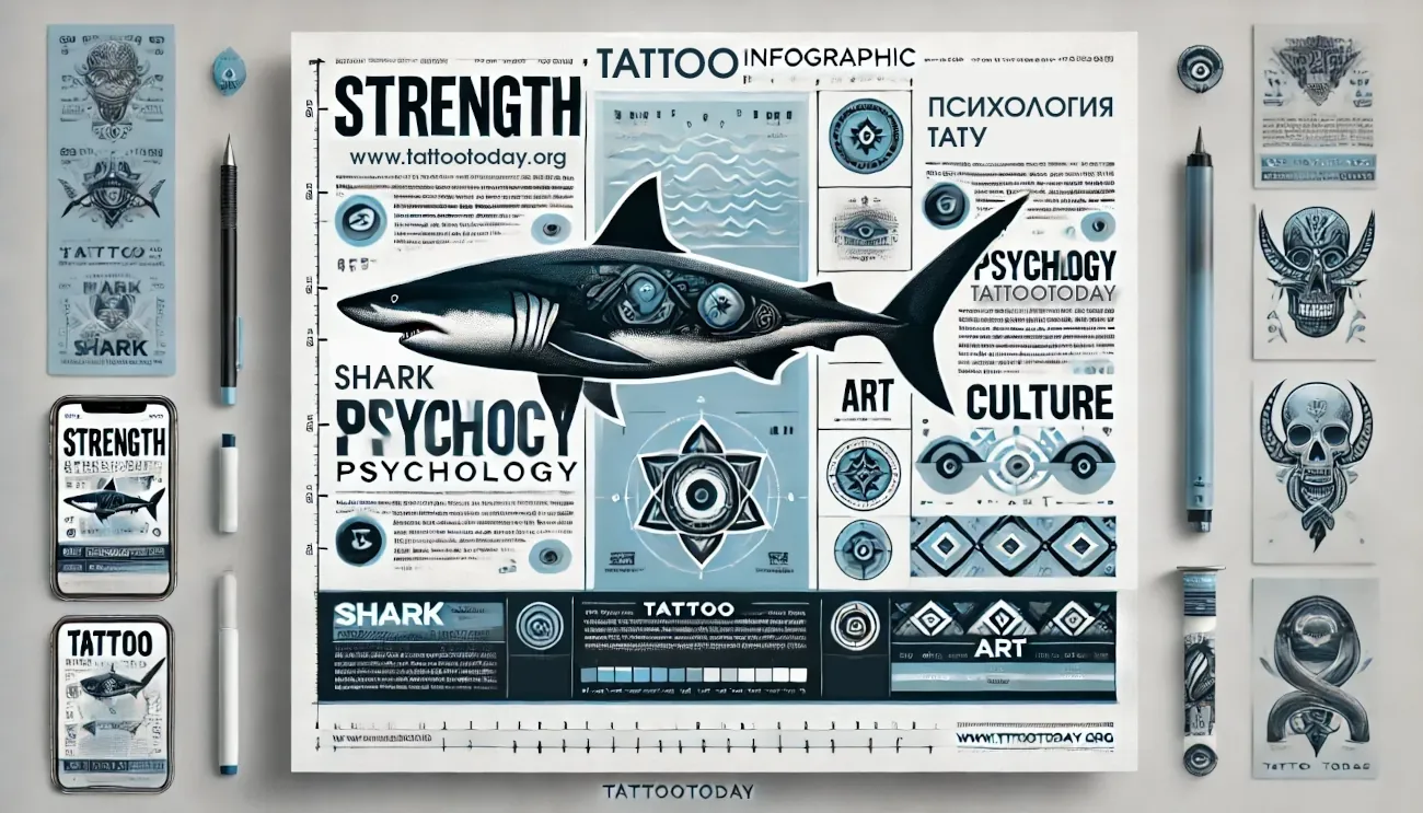 🦈🔥 Тату Акула: значение, смысл и символизм 🌊⚔️