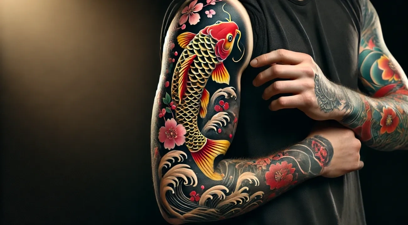 ✨ Значение татуировки карп: символизм и культурные истоки